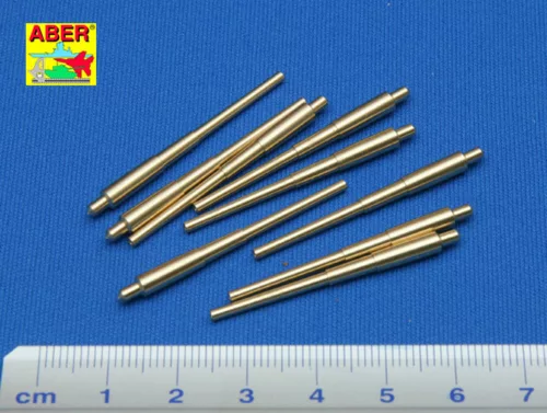 Aber Models Set of 9 pcs 406 mm long barrels North Carolina - készlet: 9 db 406 mm-es hosszú lövegcső North Carolina