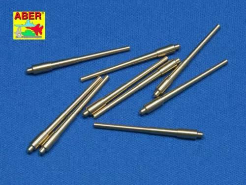 Aber Models Set of 9 pcs 406 mm short barrels for North Carolina - 9 db 406 mm-es rövid lövegcső