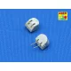 Aber Models Set of pcs 127 mm barrels for U.S.Navy ships - amerikaiNavy hajók – db 127 mm-es lövegcső