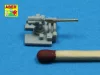 Aber Models Set of pcs 127 mm barrels for U.S.Navy ships - amerikaiNavy hajók – db 127 mm-es lövegcső