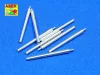 Aber Models 8 pcs 406 mm barrels for Nagato - 8 db 406 mm-es lövegcső