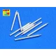 Aber Models 8 pcs 406 mm barrels for Nagato - 8 db 406 mm-es lövegcső