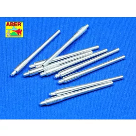   Aber Models 9 pcs 460 mm barrels for Yamato - 9 db 460 mm-es lövegcső