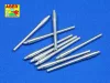 Aber Models 9 pcs 460 mm barrels for Yamato - 9 db 460 mm-es lövegcső