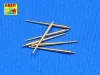 Aber Models 6 pcs 155 mm barrels for Yamato - 6 db 155 mm-es lövegcső