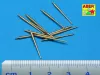 Aber Models 12 pcs 150 mm barrels for Bismarck - Bismarck – 12 db 150 mm-es lövegcső