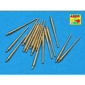   Aber Models 16 pcs 105 mm in C/33 mount for German - német hajók – 16 db 105 mm-es lövegcső C/33 lövegtalphoz