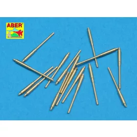   Aber Models 16 pcs 105 mm in C/37 mount for German - német hajók – 16 db 105 mm-es lövegcső C/37 lövegtalphoz