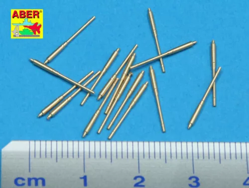 Aber Models 16 pcs 105 mm in C/37 mount for German - német hajók – 16 db 105 mm-es lövegcső C/37 lövegtalphoz