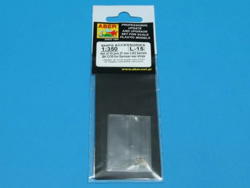 Aber Models 16 pcs 37 mm L/83 barrels SK C/30 - 16 db 37 mm-es L/83 lövegcső SK C/30