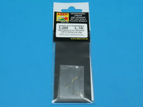 Aber Models 20 pcs 20 mm L/65 barrels C/38 - 20 db 20 mm-es L/65 lövegcső C/38