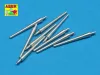 Aber Models Set of 9 pcs 203 mm barrels for San Francisco type - San Francisco típus – 9 db 203 mm-es lövegcső