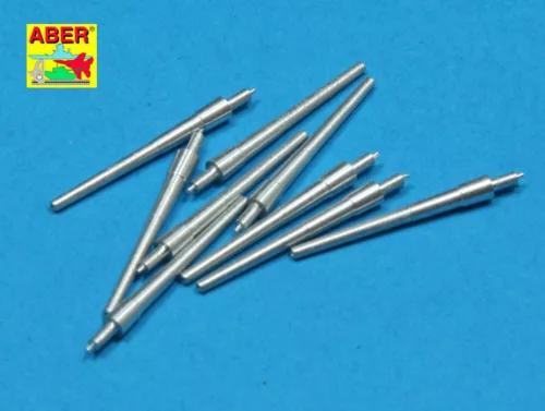 Aber Models Set of 9 pcs 203 mm barrels for San Francisco type - San Francisco típus – 9 db 203 mm-es lövegcső