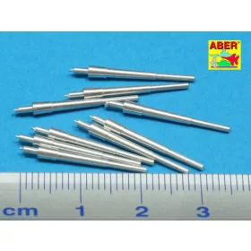   Aber Models Set of 9 pcs 203 mm barrels for New Orleans type - New Orleans típus – 9 db 203 mm-es lövegcső