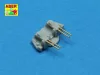 Aber Models 20 pcs 40 mm Bofors Mk.1 barrels - 20 db 40 mm-es Bofors Mk.1 lövegcső