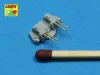 Aber Models 20 pcs 40 mm Bofors Mk.1 barrels - 20 db 40 mm-es Bofors Mk.1 lövegcső