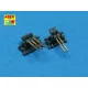 Aber Models 20 pcs 25 mm type 96 barrels for Japan ships - japán hajók – 20 db 25 mm-es típus 96 lövegcső