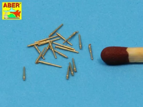 Aber Models Set of 20 pcs 28 mm (1,1in)barrels for US Navy - amerikai hadihajók – 20 db 28 mm-es (1,1 hüvelykes) lövegcső