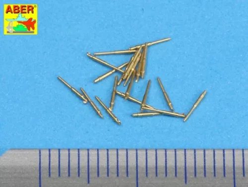 Aber Models Set of 20 pcs 28 mm (1,1in)barrels for US Navy - amerikai hadihajók – 20 db 28 mm-es (1,1 hüvelykes) lövegcső