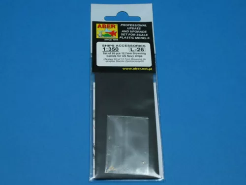 Aber Models 20 pcs 12,7 mm Browning barrels - 12,7 mm-es Browning géppuskacsövek – 20 db