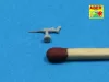 Aber Models 20 pcs 20 mm L/70 Oerlikon Mk.10 barrels - 20 db 20 mm-es L/70 Oerlikon Mk.10 lövegcső