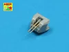 Aber Models 16 pcs 102 mm Q.F. Mk.XVI barrels - 16 db 102 mm-es Q.F. Mk.XVI lövegcső