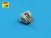 Aber Models 16 pcs 102 mm Q.F. Mk.XVI barrels - 16 db 102 mm-es Q.F. Mk.XVI lövegcső