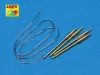 Aber Models 4 pcs 130mm barrels for AK-130 - 4 db 130 mm-es lövegcső