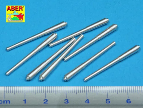 Aber Models 8 pcs 381mm - long barrels for Hood, Repulse - 8 db 381 mm-es - hosszú lövegcső