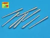 Aber Models 8 pcs 381mm - long barrels for Hood, Repulse - 8 db 381 mm-es - hosszú lövegcső
