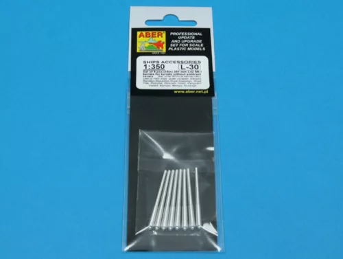 Aber Models 8 pcs 381mm - long barrels for Hood, Repulse - 8 db 381 mm-es - hosszú lövegcső