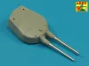 Aber Models 8 pcs 381mm -short barrels for Hood, Repulse - 8 db 381 mm-es -rövid lövegcső