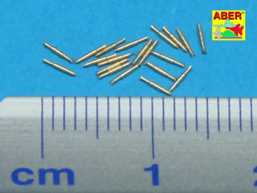 Aber Models 20 pcs 12,7mm Vickers Mk.III MG barrels - 12,7 mm-es Vickers Mk.III géppuskacsövek – 20 db