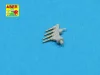 Aber Models 20 pcs 12,7mm Vickers Mk.III MG barrels - 12,7 mm-es Vickers Mk.III géppuskacsövek – 20 db