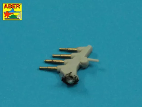 Aber Models 20 pcs 12,7mm Vickers Mk.III MG barrels - 12,7 mm-es Vickers Mk.III géppuskacsövek – 20 db