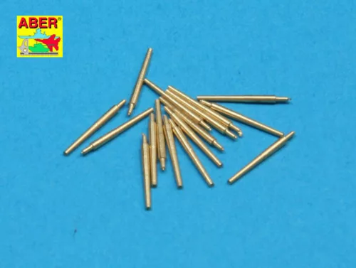 Aber Models Set of 16 pcs 102 mm type BL Mk.IX barrels for Royal Navy - Brit Királyi Haditengerészet – 16 db 102 mm-es BL Mk.IX lövegcső