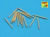 Aber Models Set of 16 pcs 102mm QF Mk.V barrels for Roval - 16 db 102 mm-es QF Mk.V lövegcső