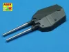 Aber Models Set of 8 pcs 356 mm barrels for Kongo - 8 db 356 mm-es lövegcső