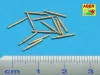 Aber Models Set of 14 pcs 152 mm barrels for Kongo - 14 db 152 mm-es lövegcső