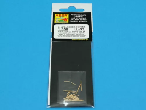 Aber Models Set of 8 pcs 127 mm barrels with recoil for japan ships - japán hajók – 8 db 127 mm-es recoil lövegcső