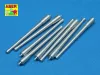 Aber Models 8 pcs 380mm long barrels for Richeulieu - Richelieu csatahajó – 8 db hosszú 380 mm-es lövegcső
