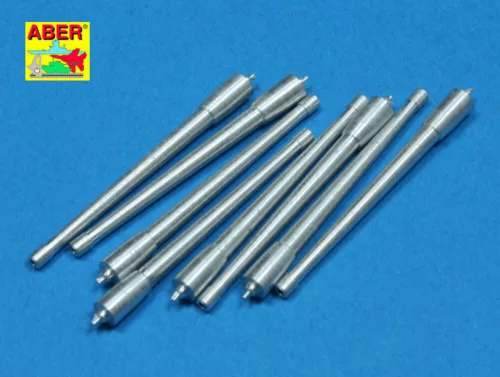 Aber Models 8 pcs 380mm long barrels for Richeulieu - Richelieu csatahajó – 8 db hosszú 380 mm-es lövegcső