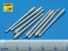 Aber Models 8 pcs 380mm long barrels for Richeulieu - Richelieu csatahajó – 8 db hosszú 380 mm-es lövegcső