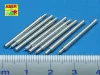 Aber Models 8 pcs 380mm short barrels for Richeulieu - Richelieu csatahajó – 8 db rövid 380 mm-es lövegcső