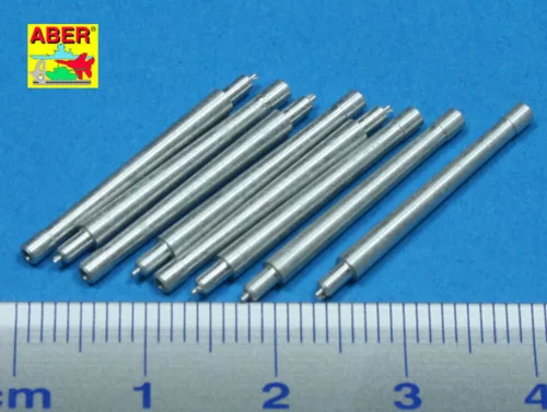 Aber Models 8 pcs 380mm short barrels for Richeulieu - Richelieu csatahajó – 8 db rövid 380 mm-es lövegcső