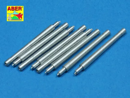Aber Models 8 pcs 380mm short barrels for Richeulieu - Richelieu csatahajó – 8 db rövid 380 mm-es lövegcső