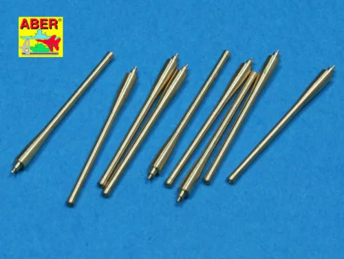Aber Models 9 pcs 152 mm barrels for Richeulieu - Richelieu csatahajó – 9 db 152 mm-es lövegcső