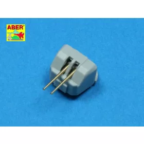   Aber Models 12 pcs 100mm barrels for French ships - francia hajók – 12 db 100 mm-es lövegcső