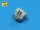 Aber Models 12 pcs 100mm barrels for French ships - francia hajók – 12 db 100 mm-es lövegcső