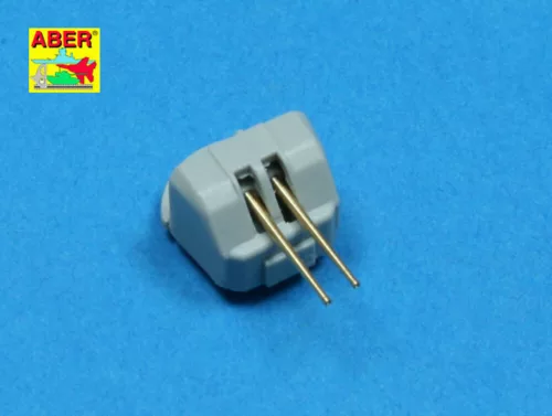 Aber Models 12 pcs 100mm barrels for French ships - francia hajók – 12 db 100 mm-es lövegcső
